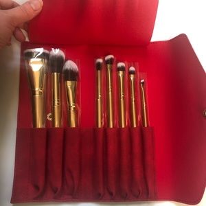 Luxie Glitter and Gold Brush Set